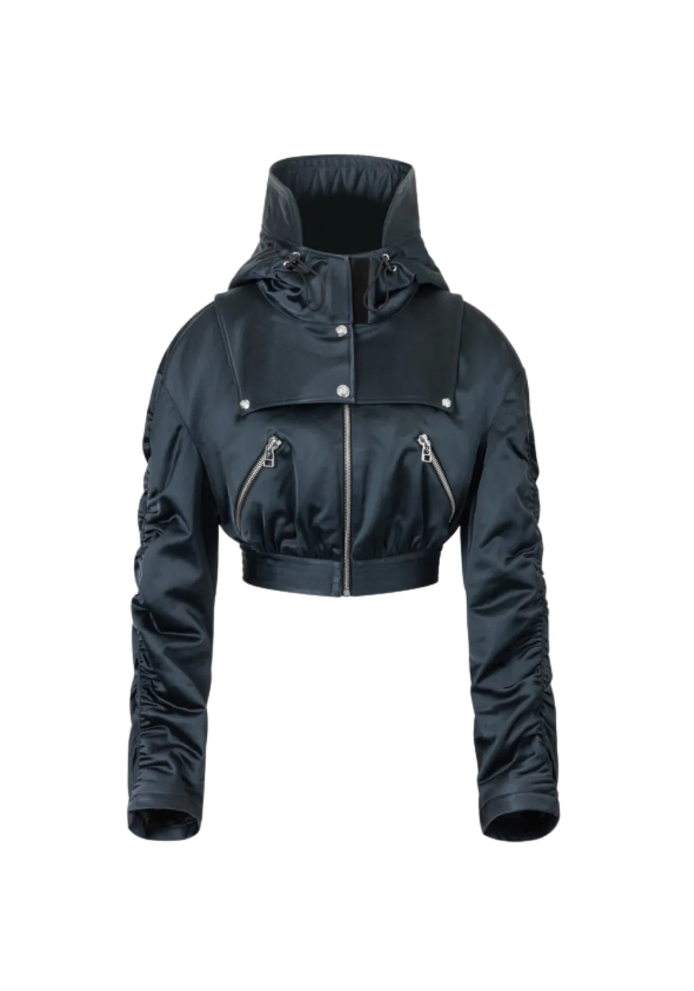Satin Fisherman Jacket