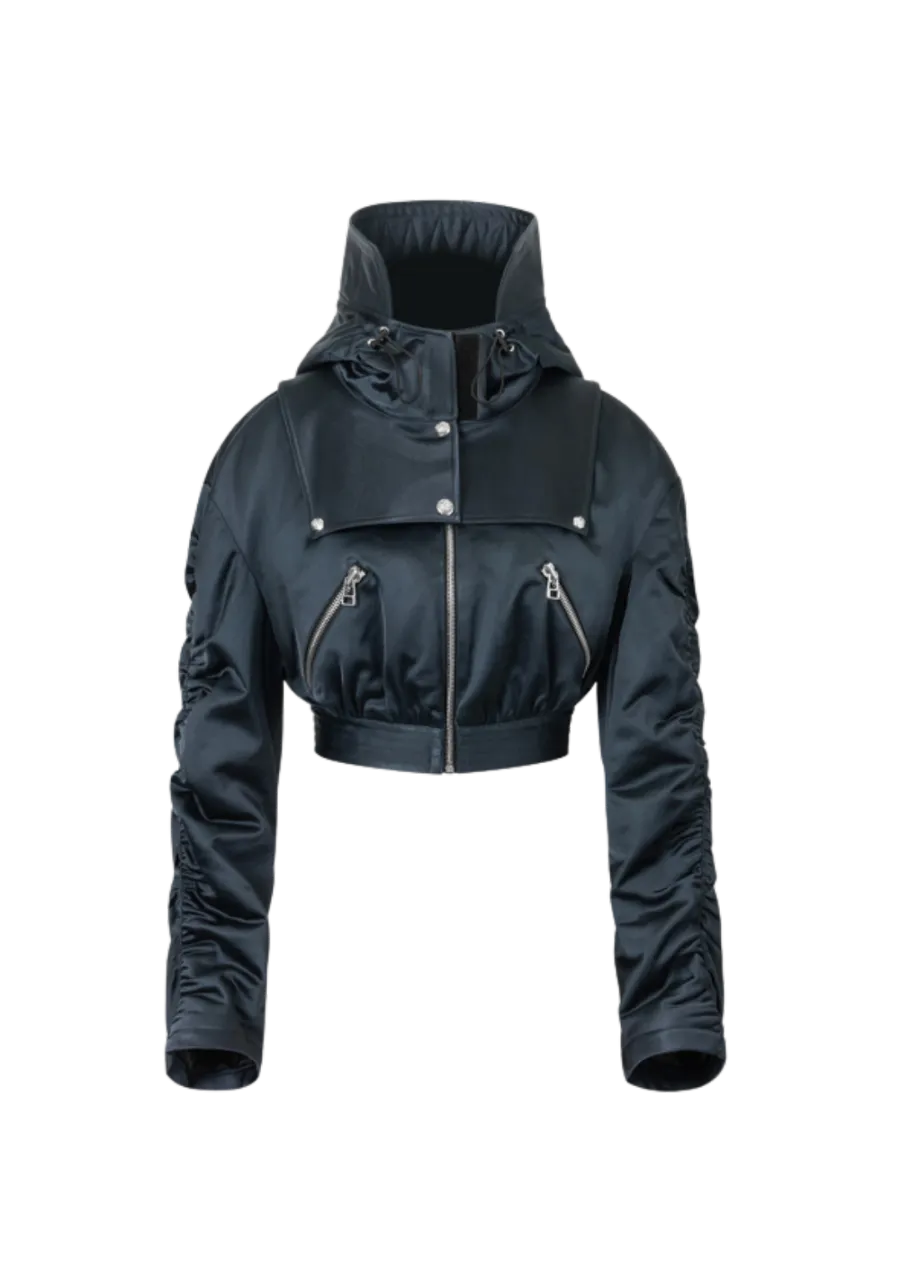 Satin Fisherman Jacket - 4