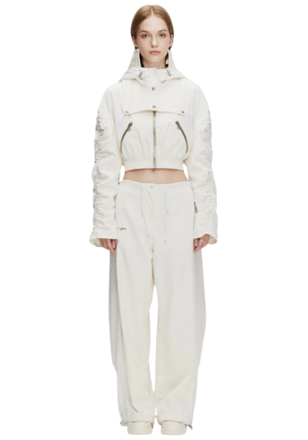 Wide Leg Paratrooper Pants