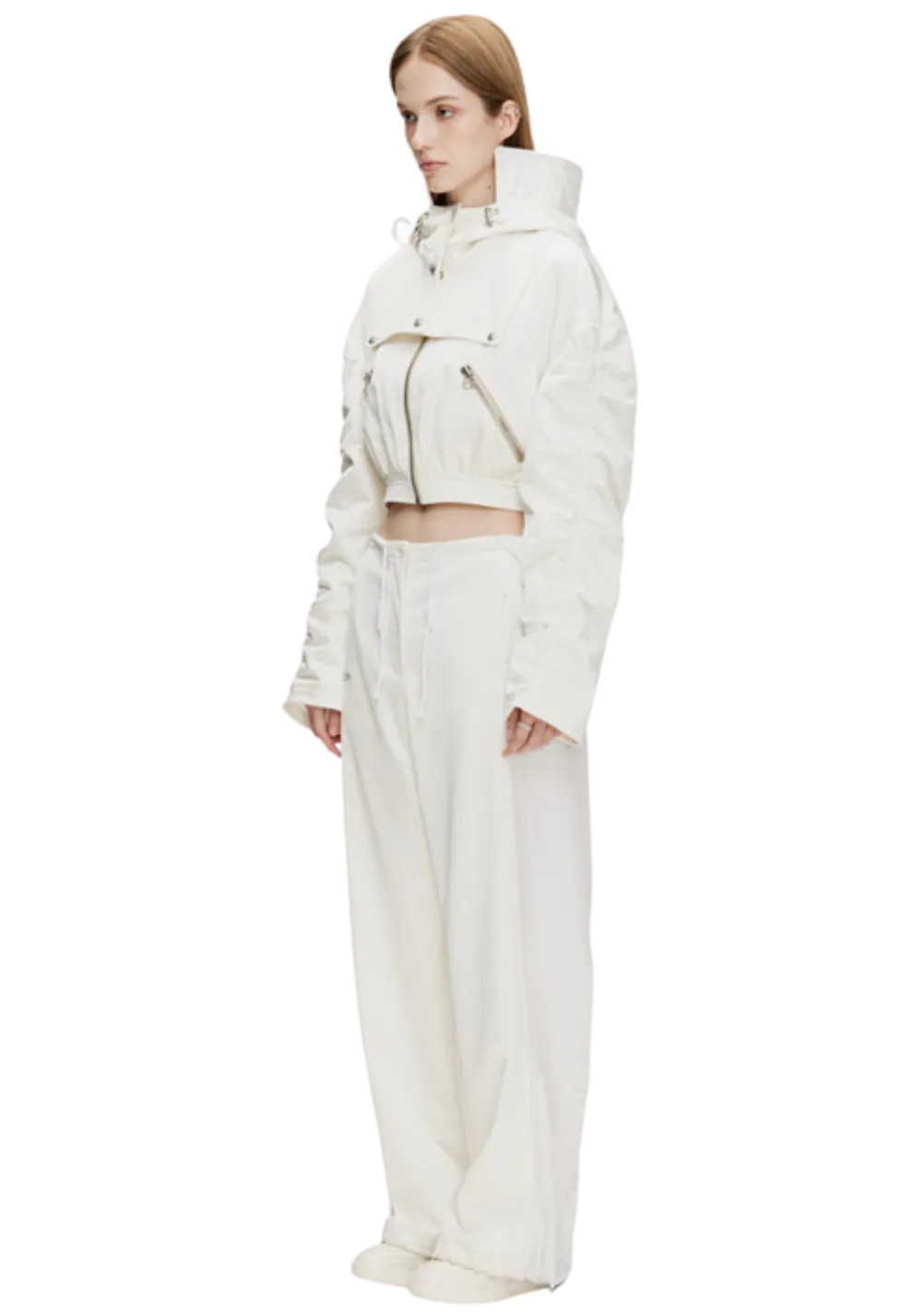 Wide Leg Paratrooper Pants