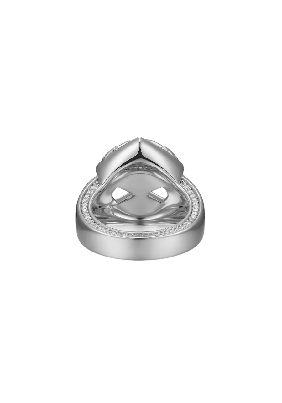 Black Phoenix Dual Obsidian Ring - 4