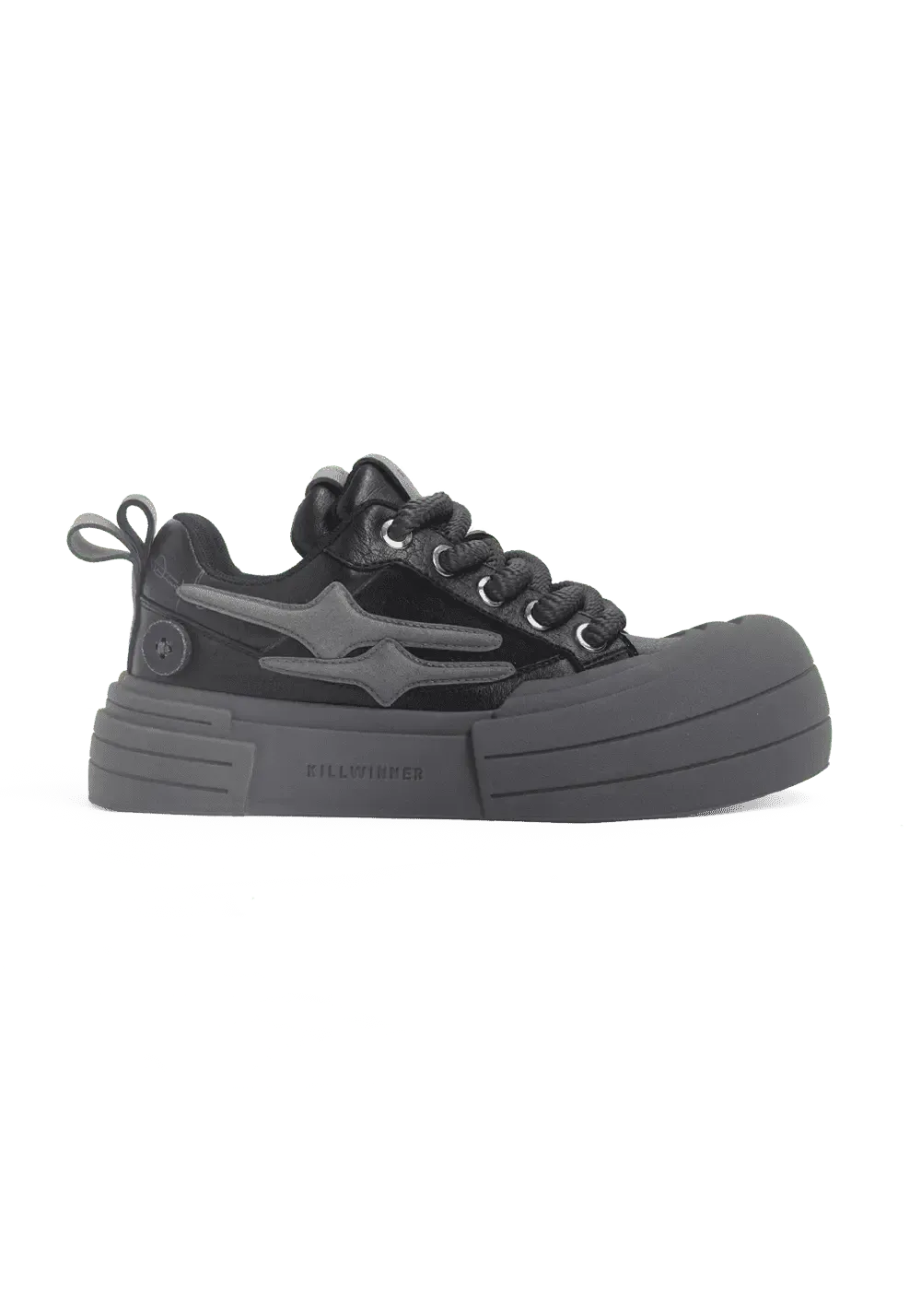 KILLWINNER丨Smile Life Sneaker - Black Samurai