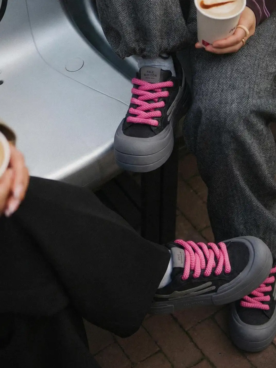 KILLWINNER丨Smile Life Sneaker - Black Samurai