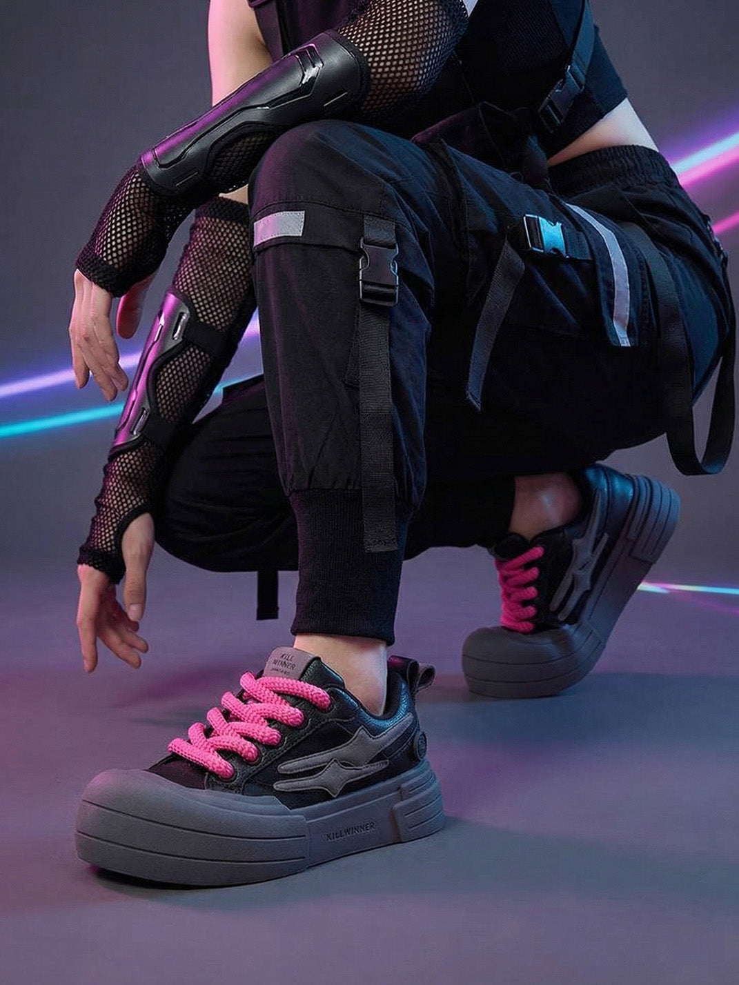 KILLWINNER丨Smile Life Sneaker - Black Samurai | PSYLOS1
