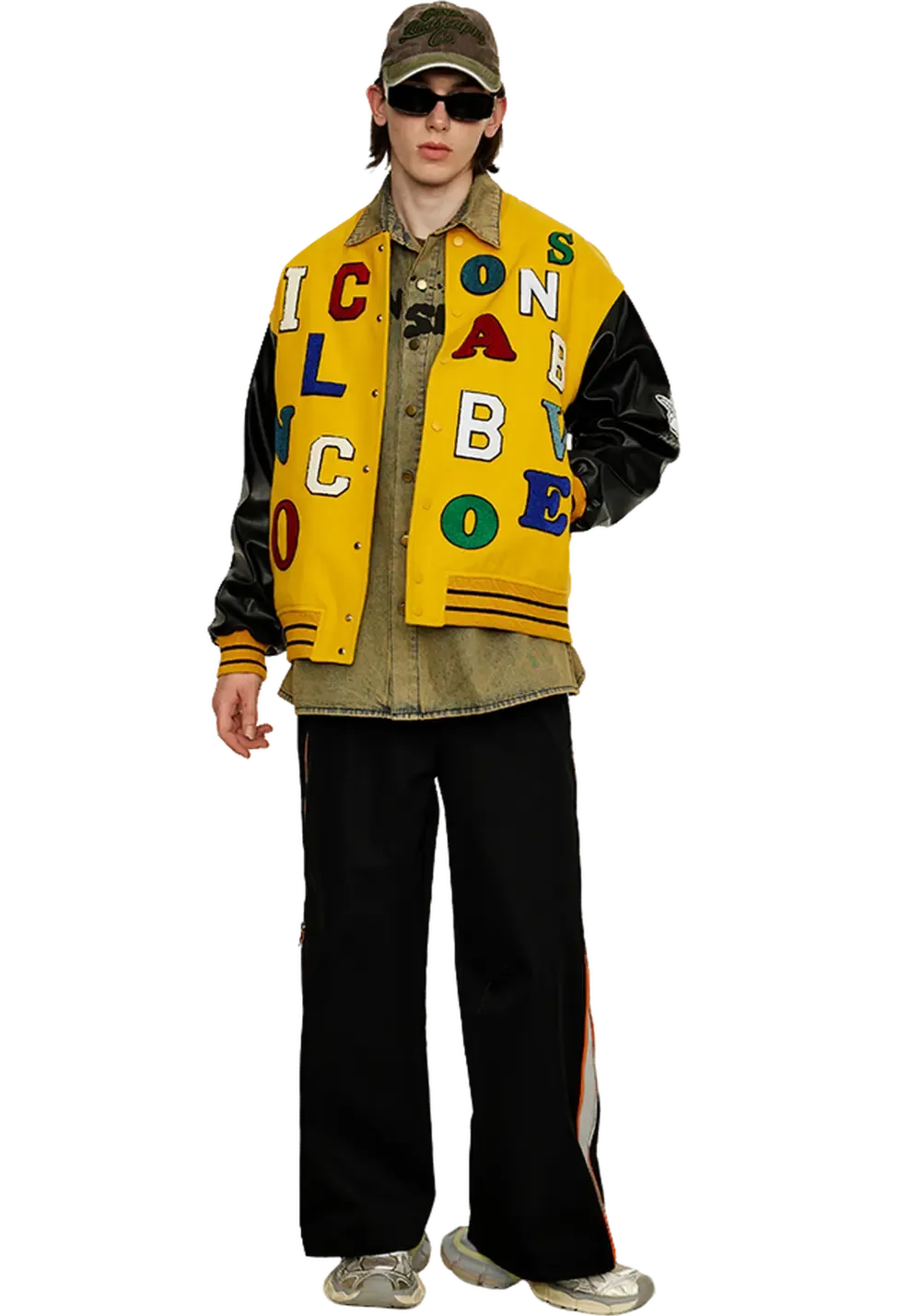 CLEARANCE丨Colorful Letters Baseball Jersey
