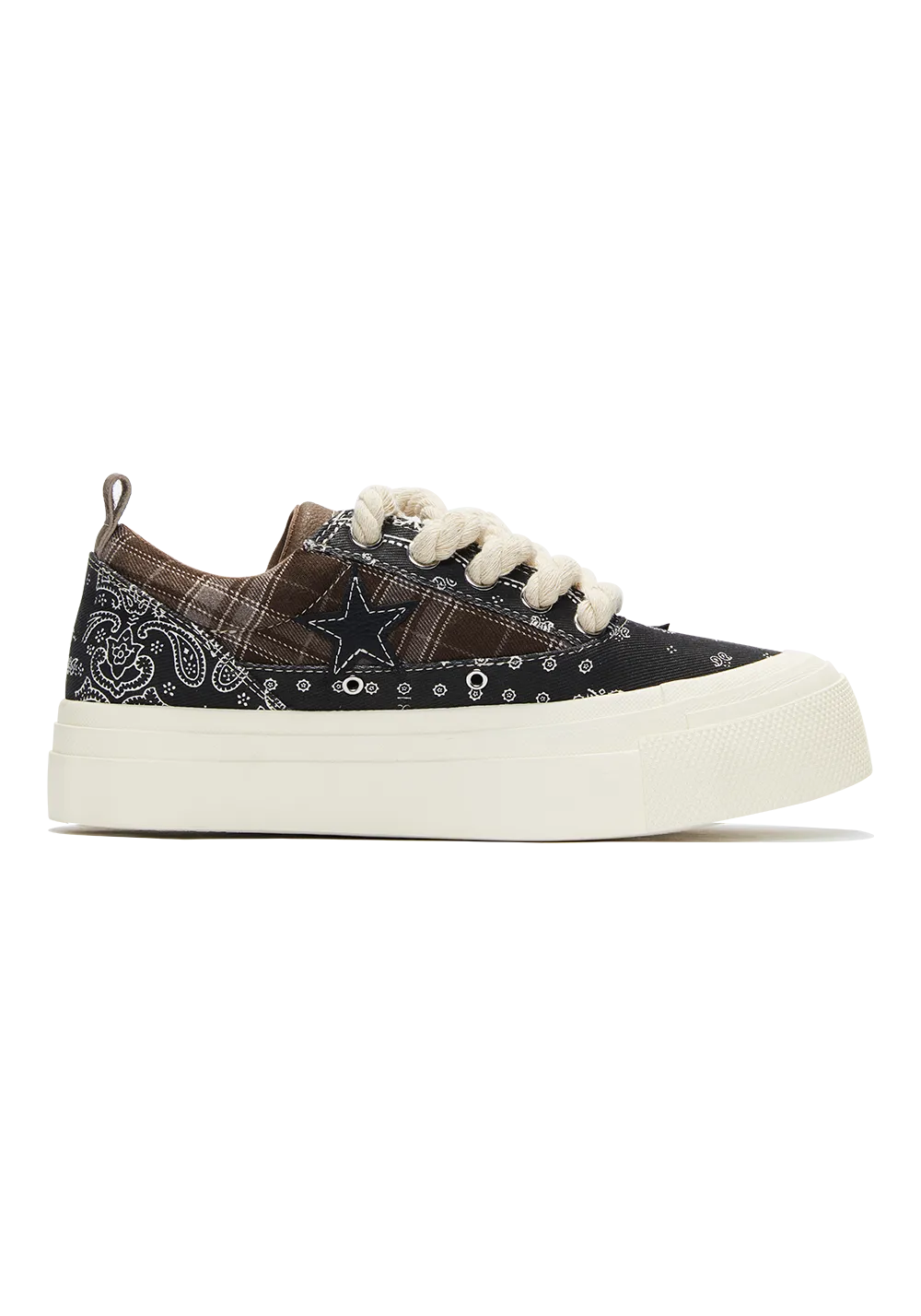 KAALIXTO丨Star Canvas Shoes-Paisley
