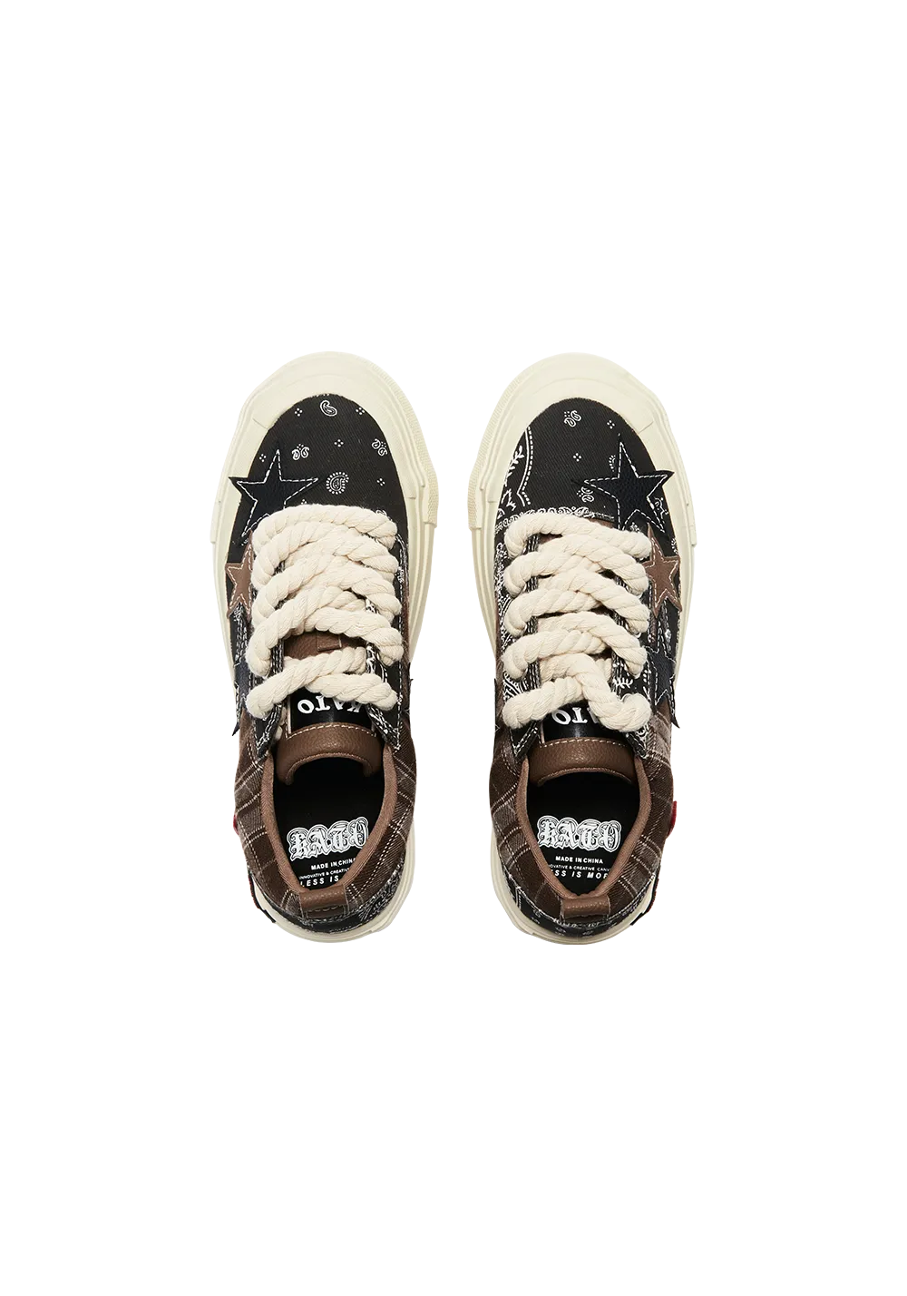 KAALIXTO丨Star Canvas Shoes-Paisley