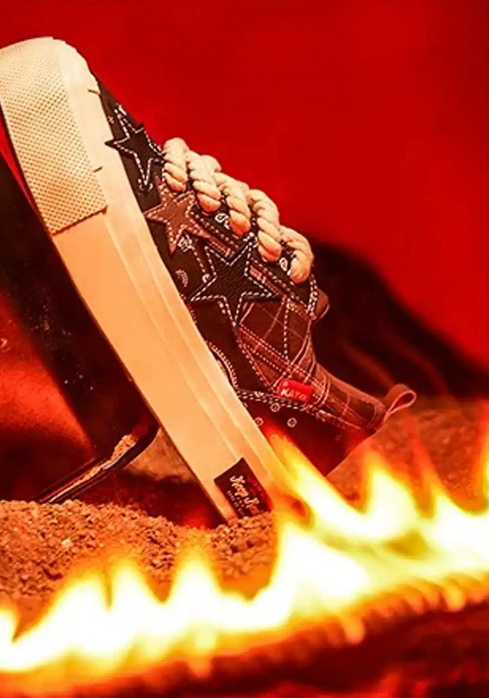 KAALIXTO丨Star Canvas Shoes-Paisley
