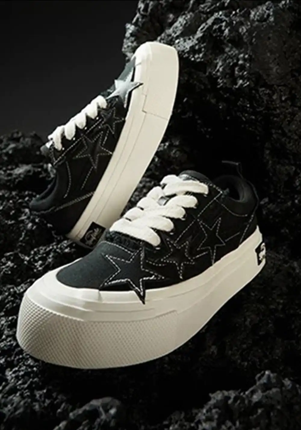 KAALIXTO丨Star Canvas Shoes - Black