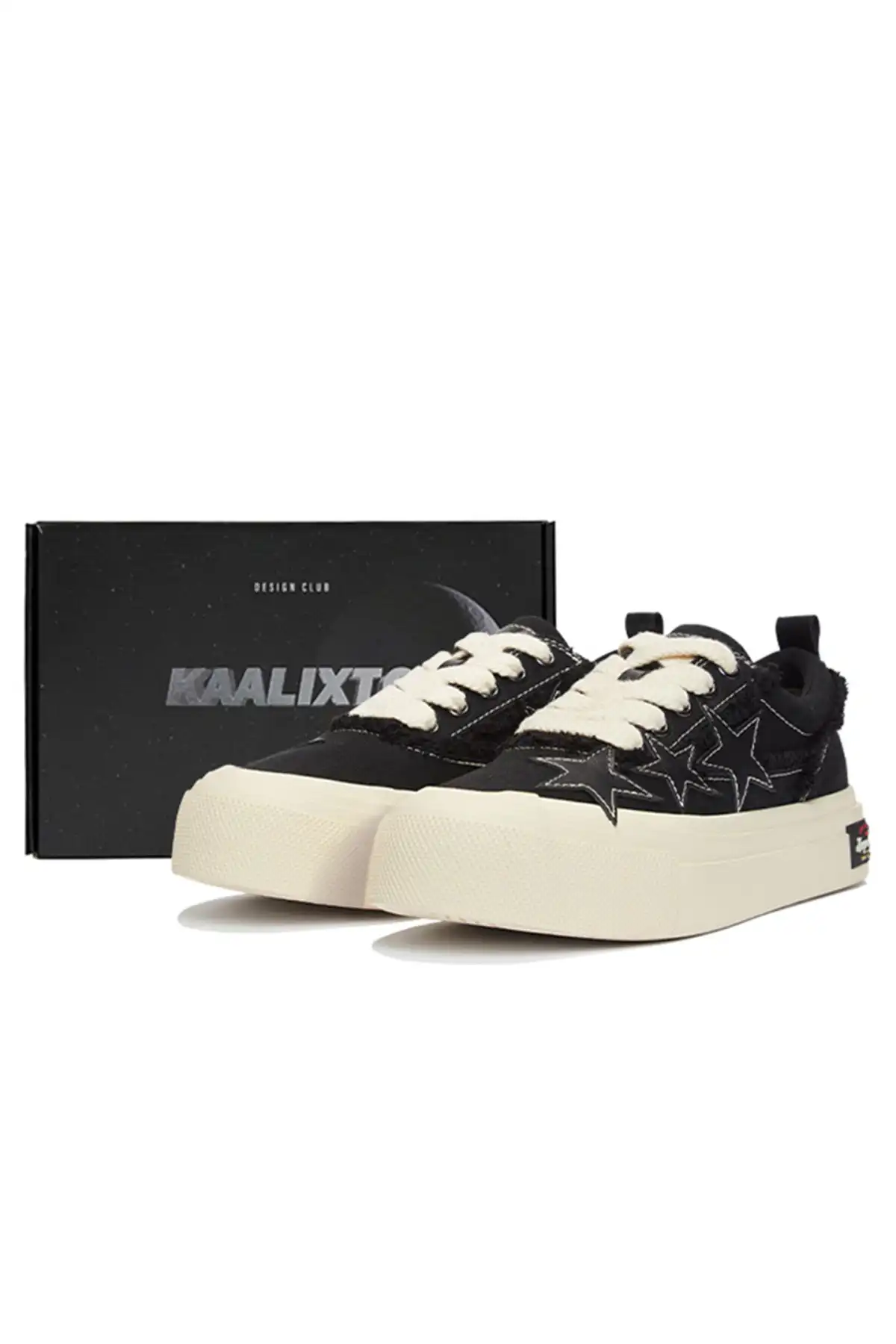 KAALIXTO丨Star Canvas Shoes - Black