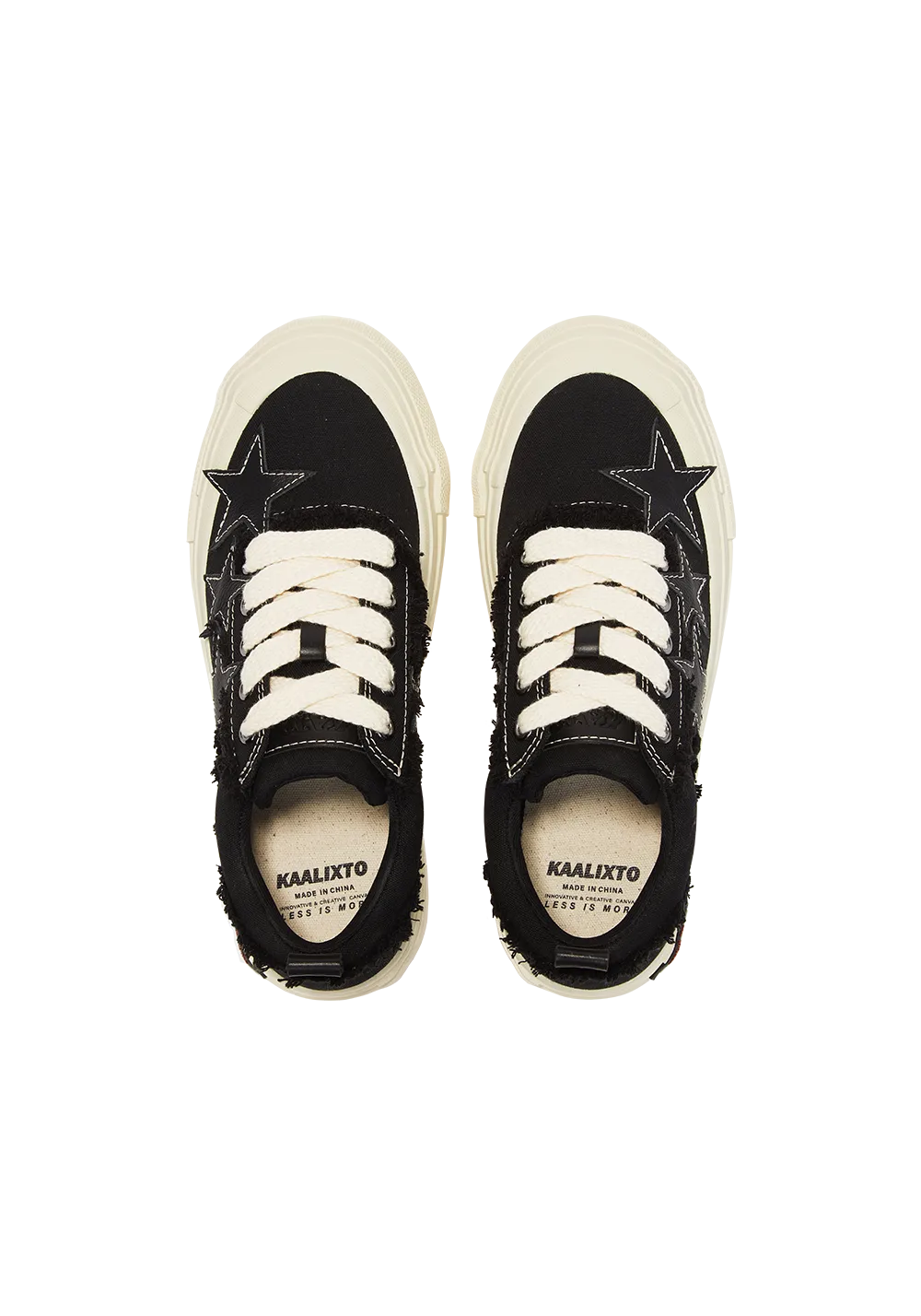 KAALIXTO丨Star Canvas Shoes - Black