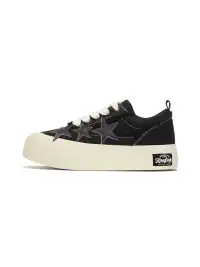 KAALIXTO丨Star Canvas Shoes - Black