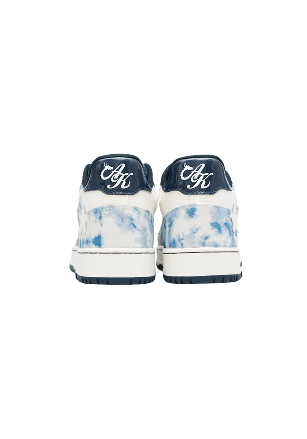 KAALIXTO丨Retro Star Sneakers-Blue And White Porcelain