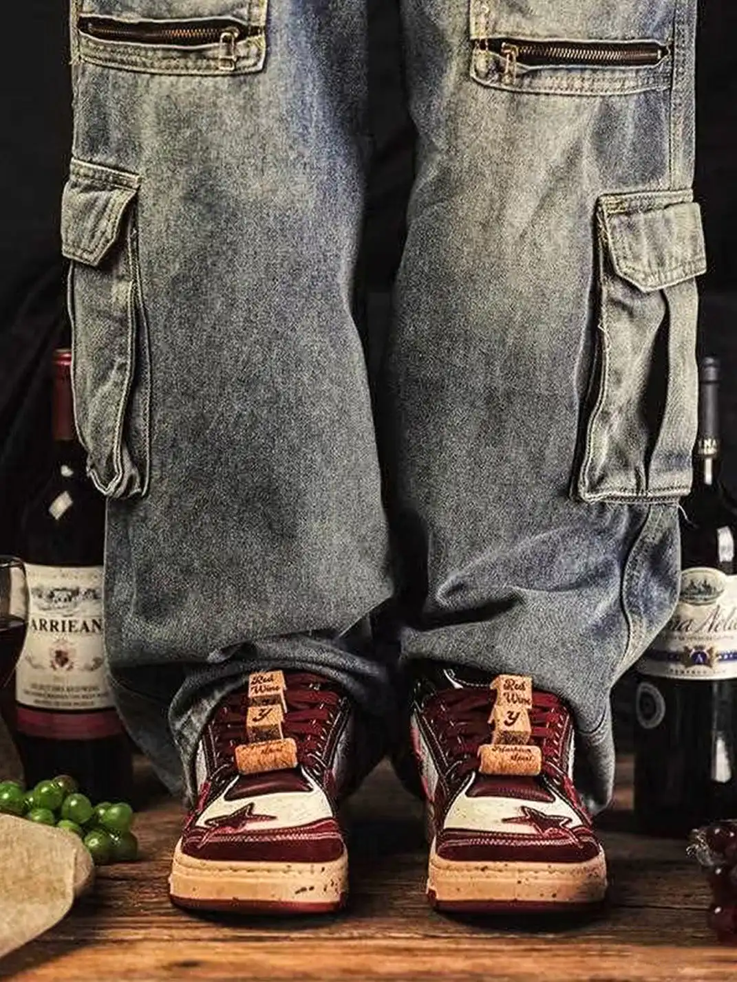 KAALIXTO丨Retro Star Sneakers-Wine Limited