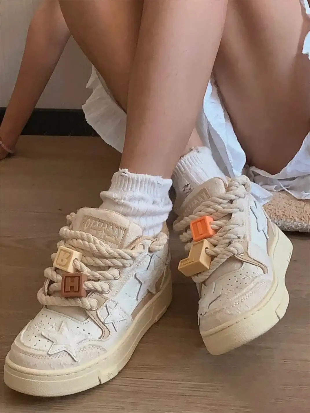 KAALIXTO丨Retro Star Sneakers-Lace Limited