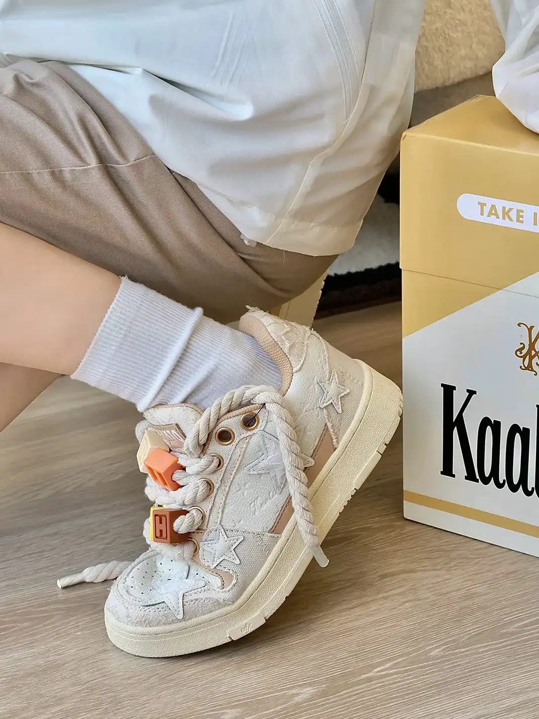 KAALIXTO丨Retro Star Sneakers-Lace Limited
