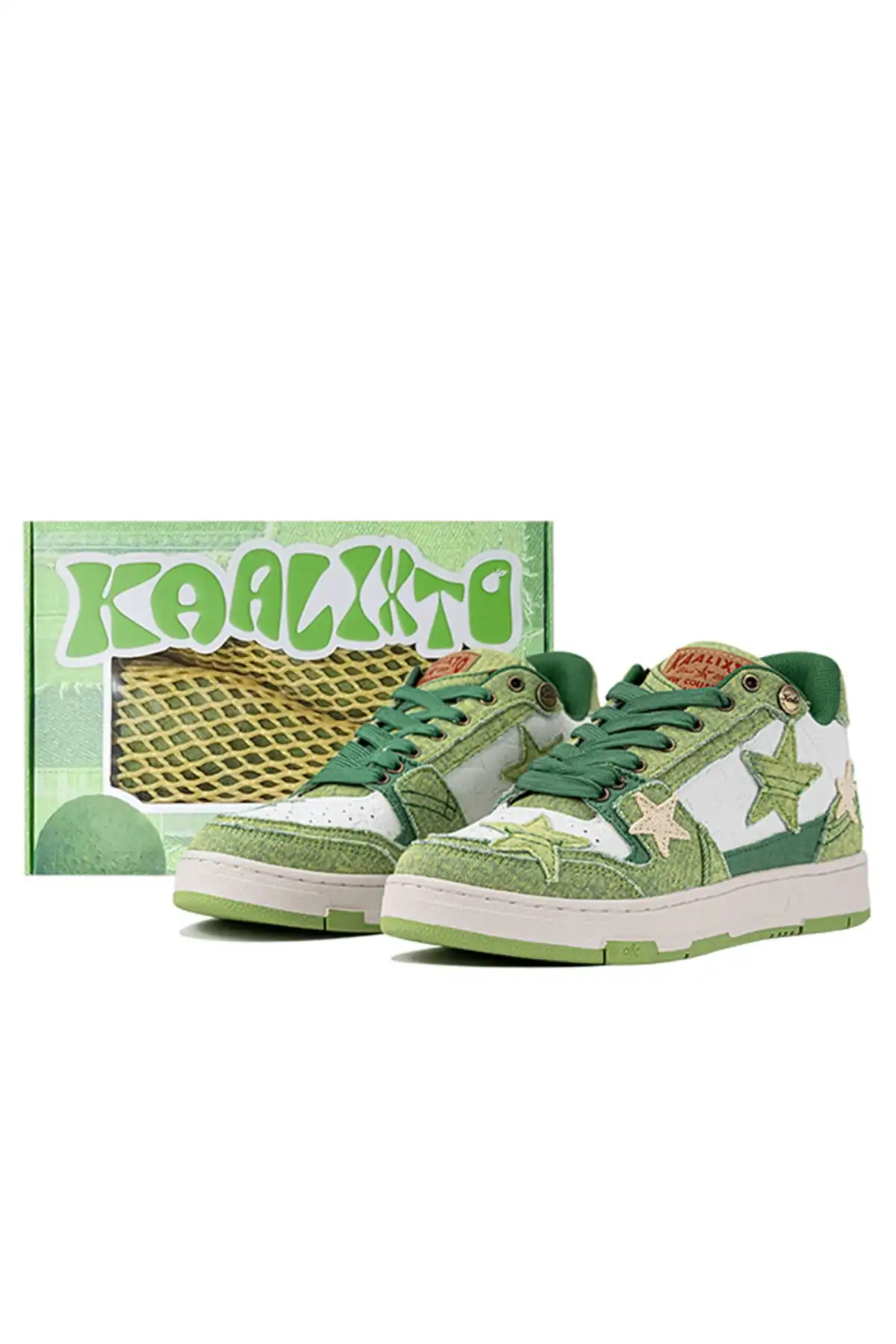 KAALIXTO丨Retro Star Sneakers - Avocado