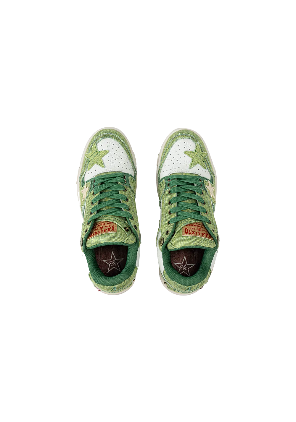 KAALIXTO丨Retro Star Sneakers - Avocado