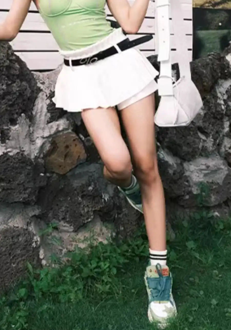 KAALIXTO丨Retro Star Sneakers - Avocado - 2