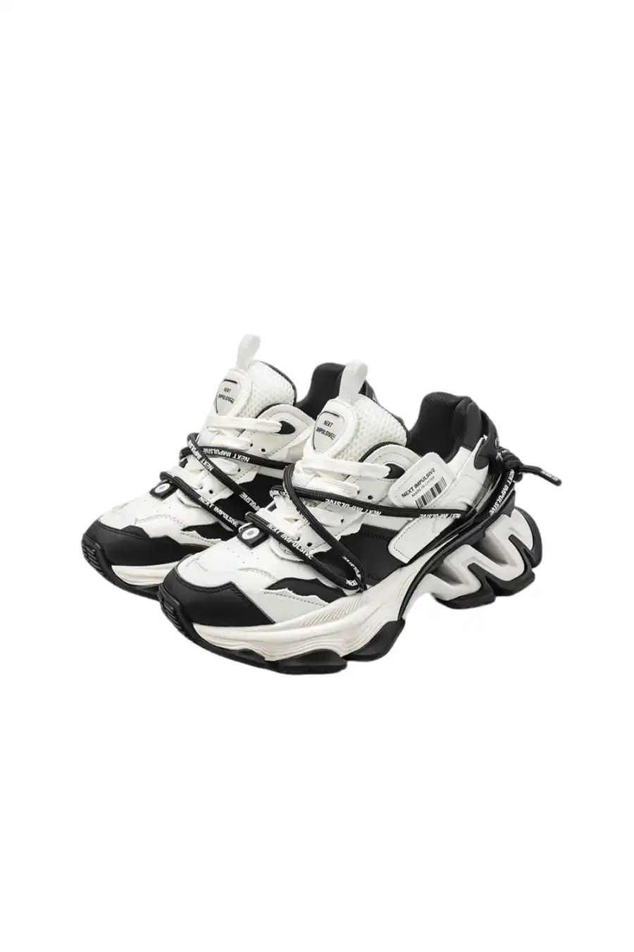NEXT IMPULSIVE丨Impulse Series Dad Shoes-Black&White - 3