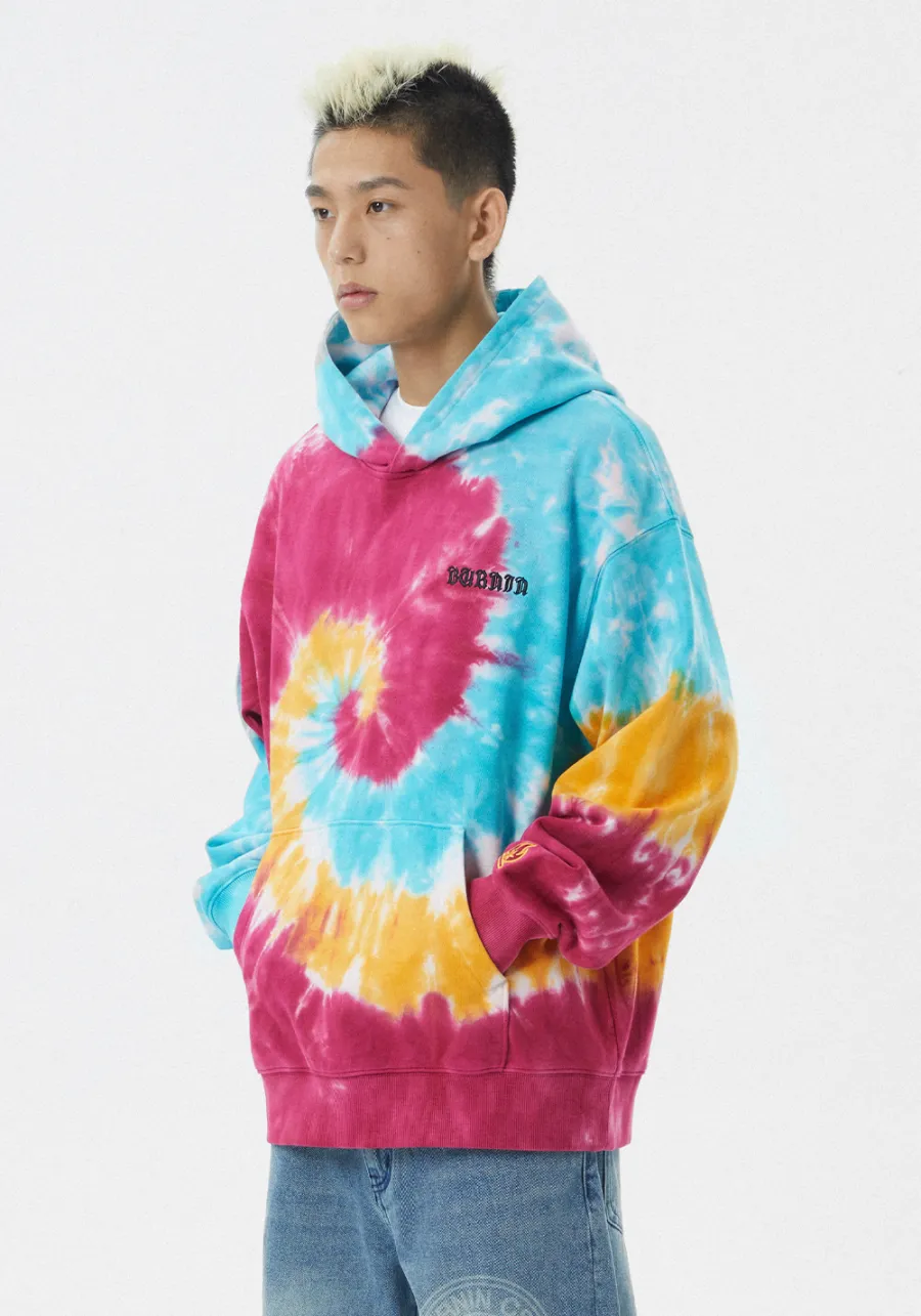 BURNIN* Flame Swirl Hooded Sweatshirt Jacket Hoodie - 4