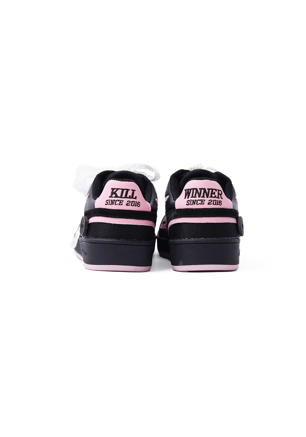 KILLWINNER丨Retro Training Sneaker-Black Pink Bow