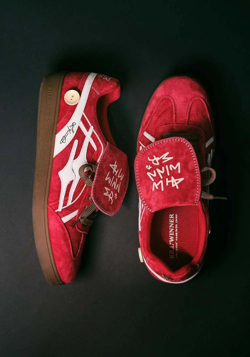 KILLWINNER | Retro Training Sneaker-Red Velvet