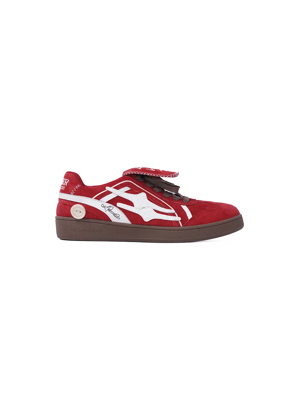 KILLWINNER | Retro Training Sneaker-Red Velvet