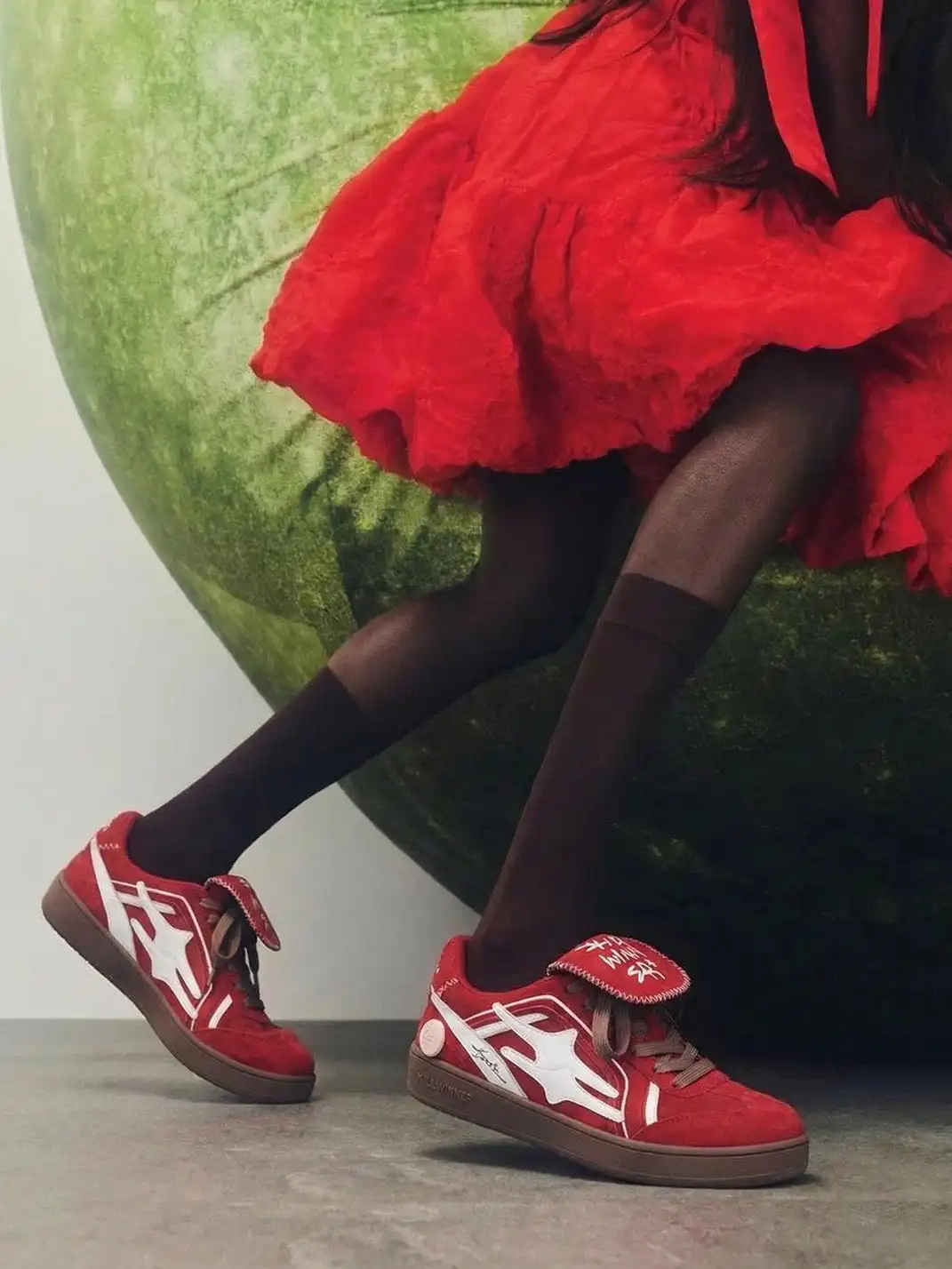 KILLWINNER | Retro Training Sneaker-Red Velvet