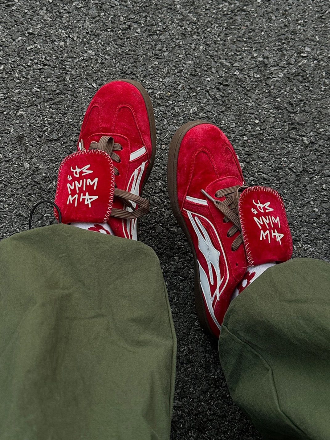 KILLWINNER | Retro Training Sneaker-Red Velvet | PSYLOS1