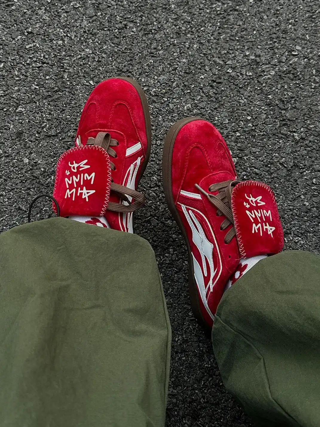 KILLWINNER | Retro Training Sneaker-Red Velvet