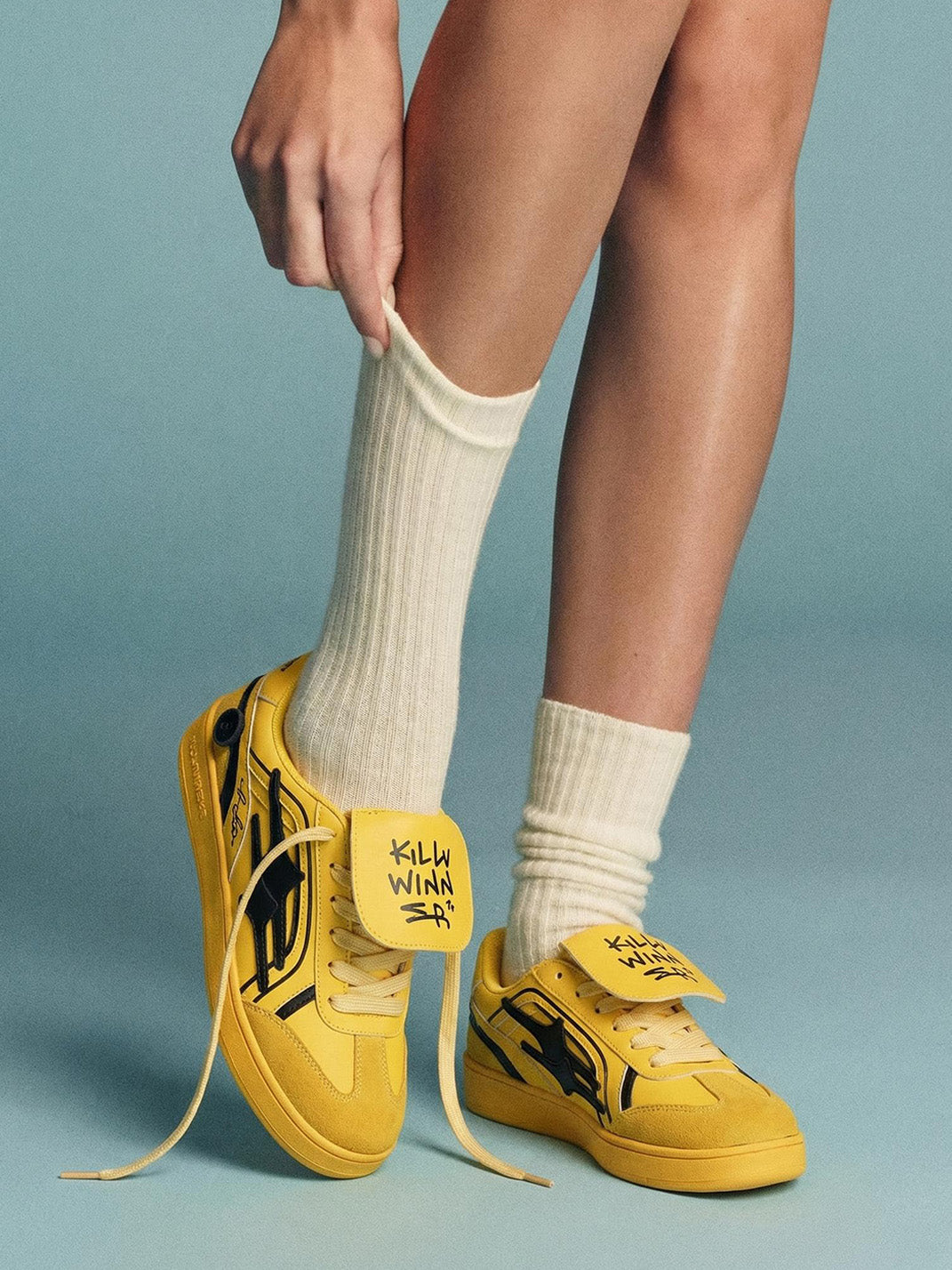 PSYLOS1 KILLWINNER レトロトレーニングスニーカー KILLWINNER丨Retro Training Sneaker-Yellow | PSYLOS1