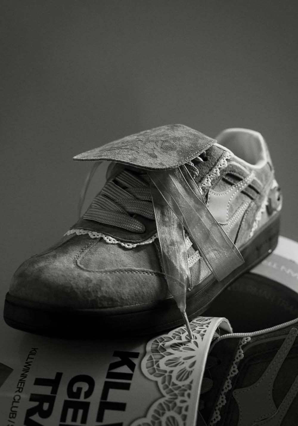KILLWINNER丨Retro Training Sneaker-Lace Grey | PSYLOS1