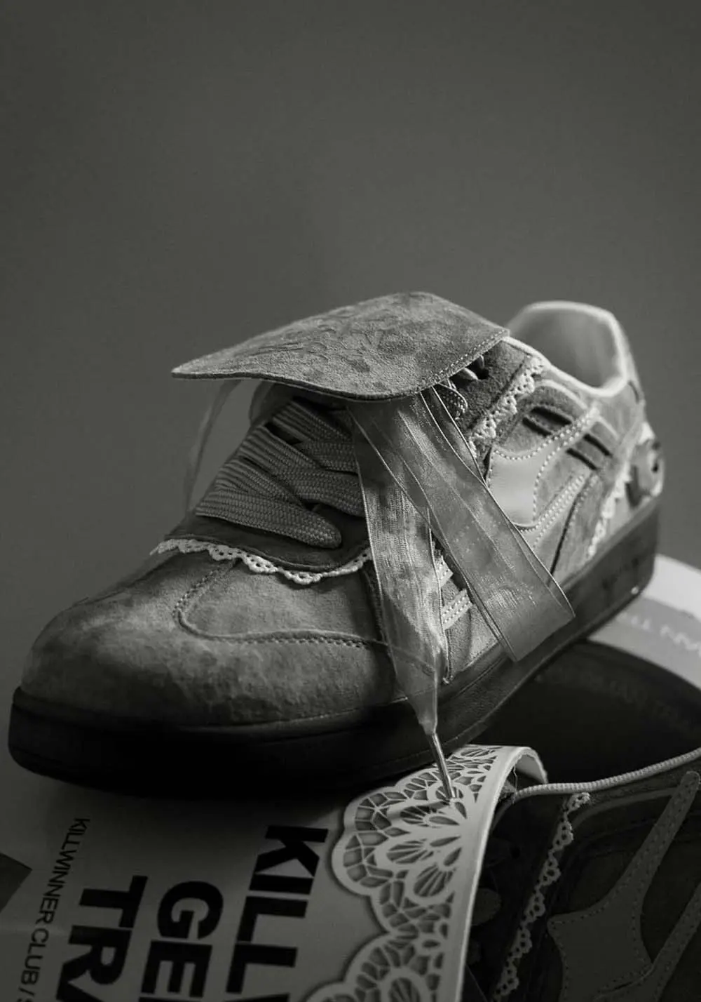 KILLWINNER丨Retro Training Sneaker-Lace Grey