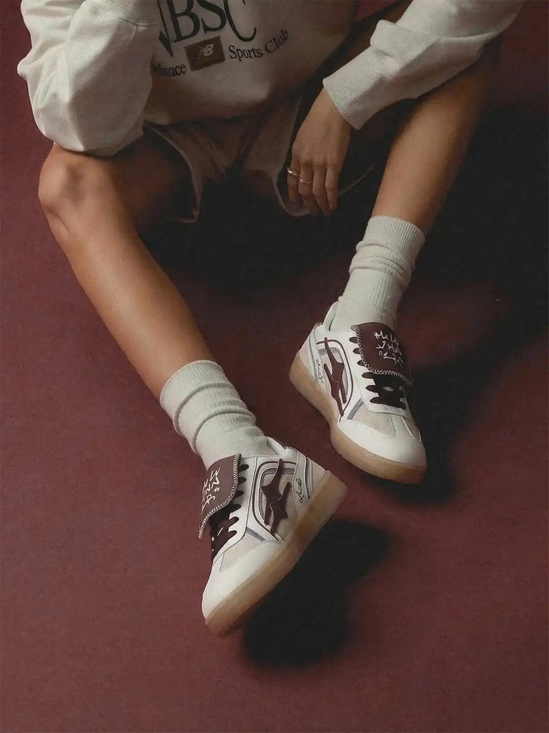 KILLWINNER丨Retro Training Sneaker-Wine Red