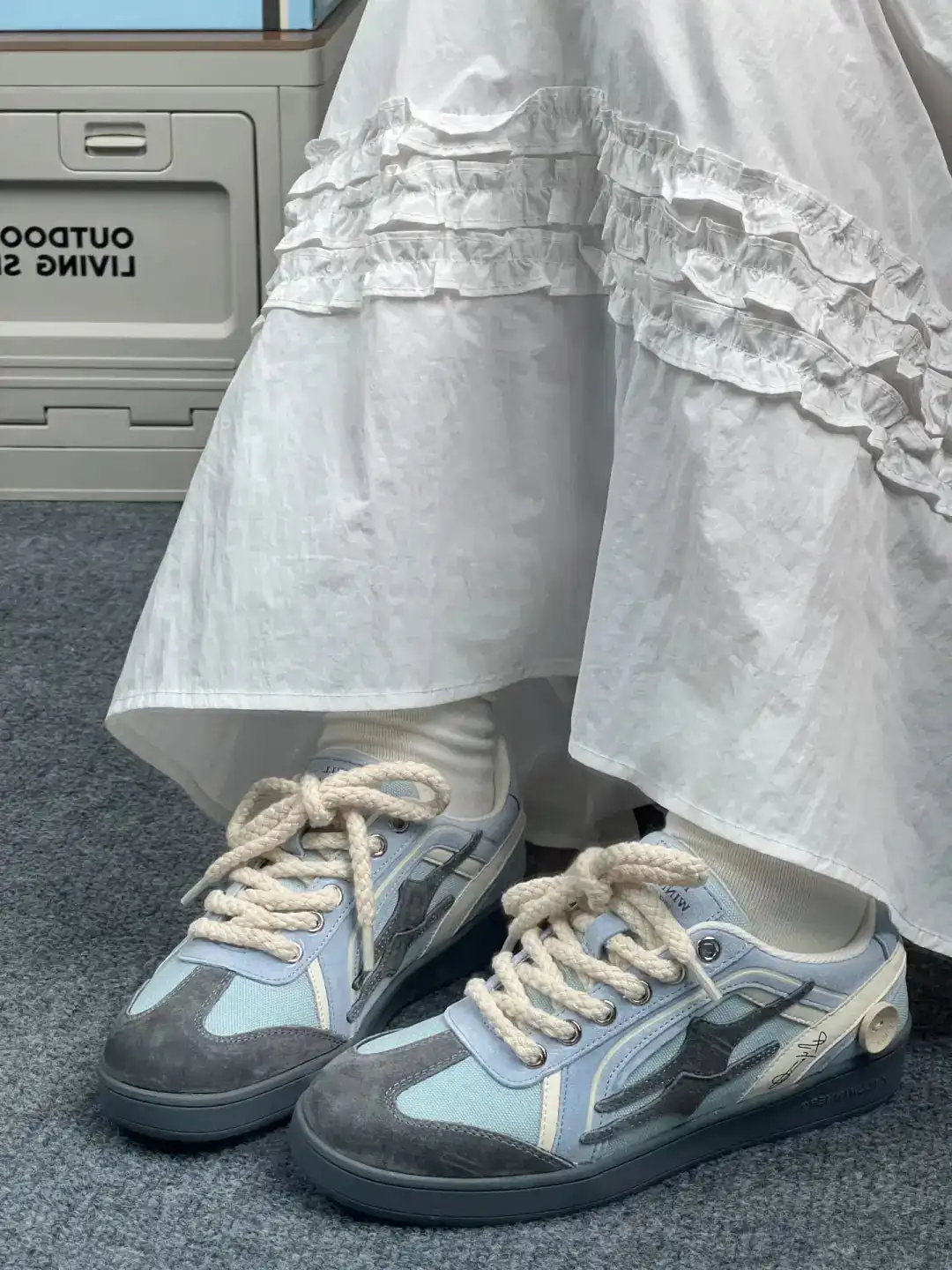 KILLWINNER丨Retro Training Sneaker-Grey Blue