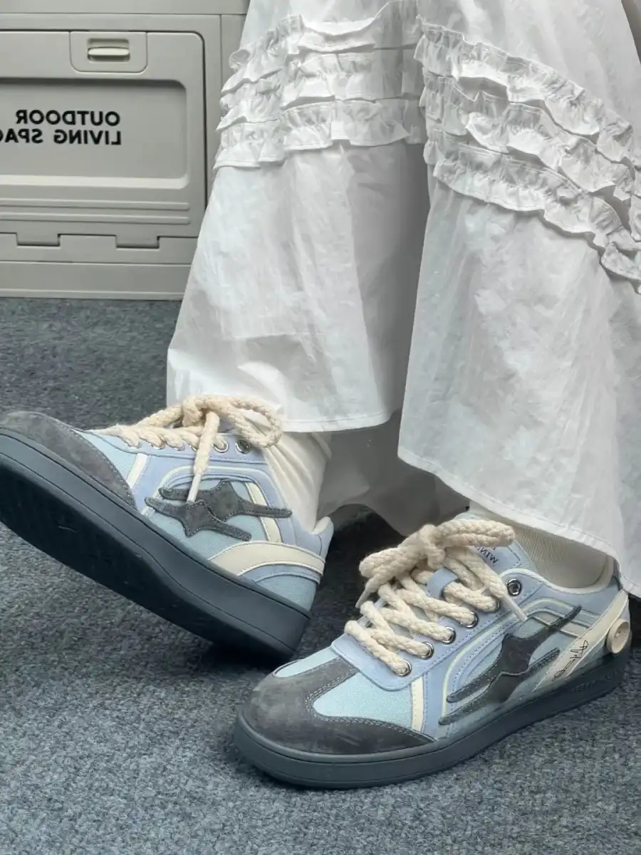 KILLWINNER丨Retro Training Sneaker-Grey Blue - 2