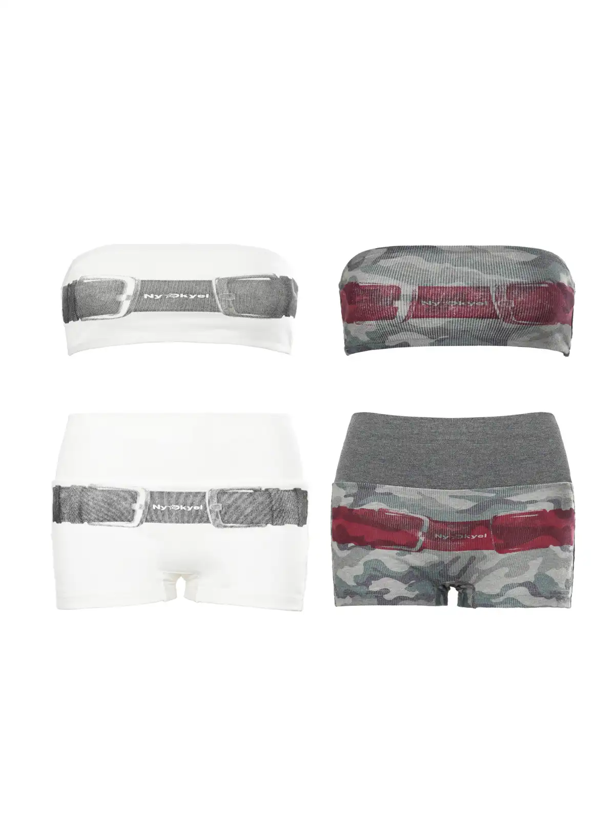 Original Belt Print Shorts