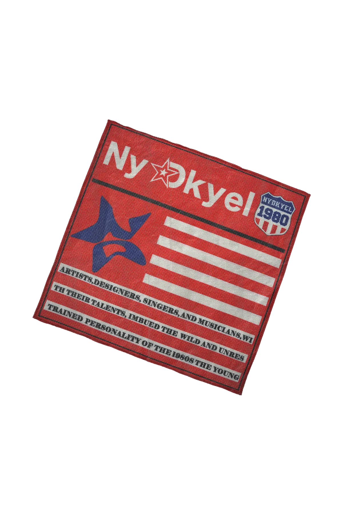 Oversized Flag Mesh Convertible Bandeau Scarf