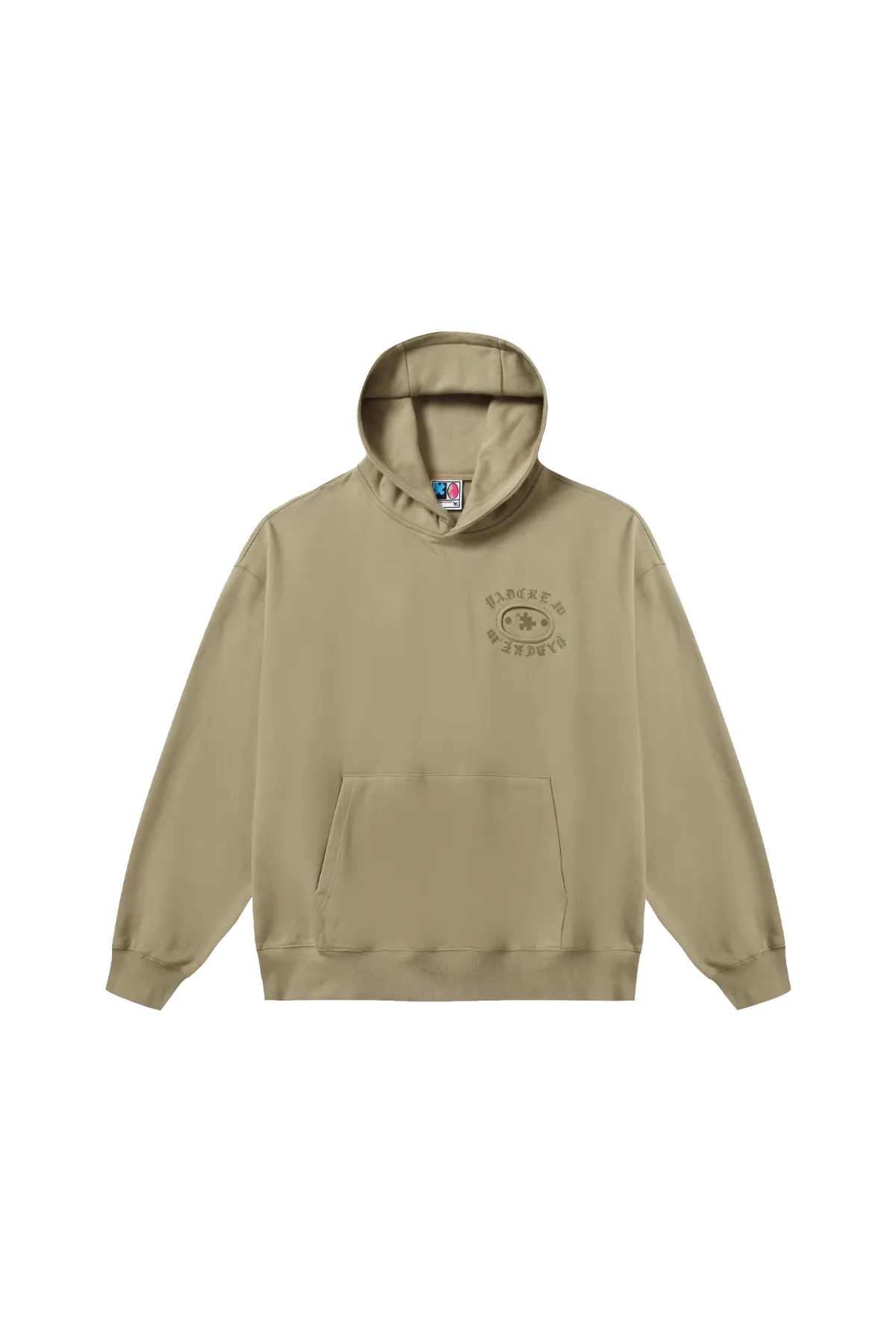 YADcrew | Gothic Hole Hooded Hip-hop Pocket Versatile Sweatshirt