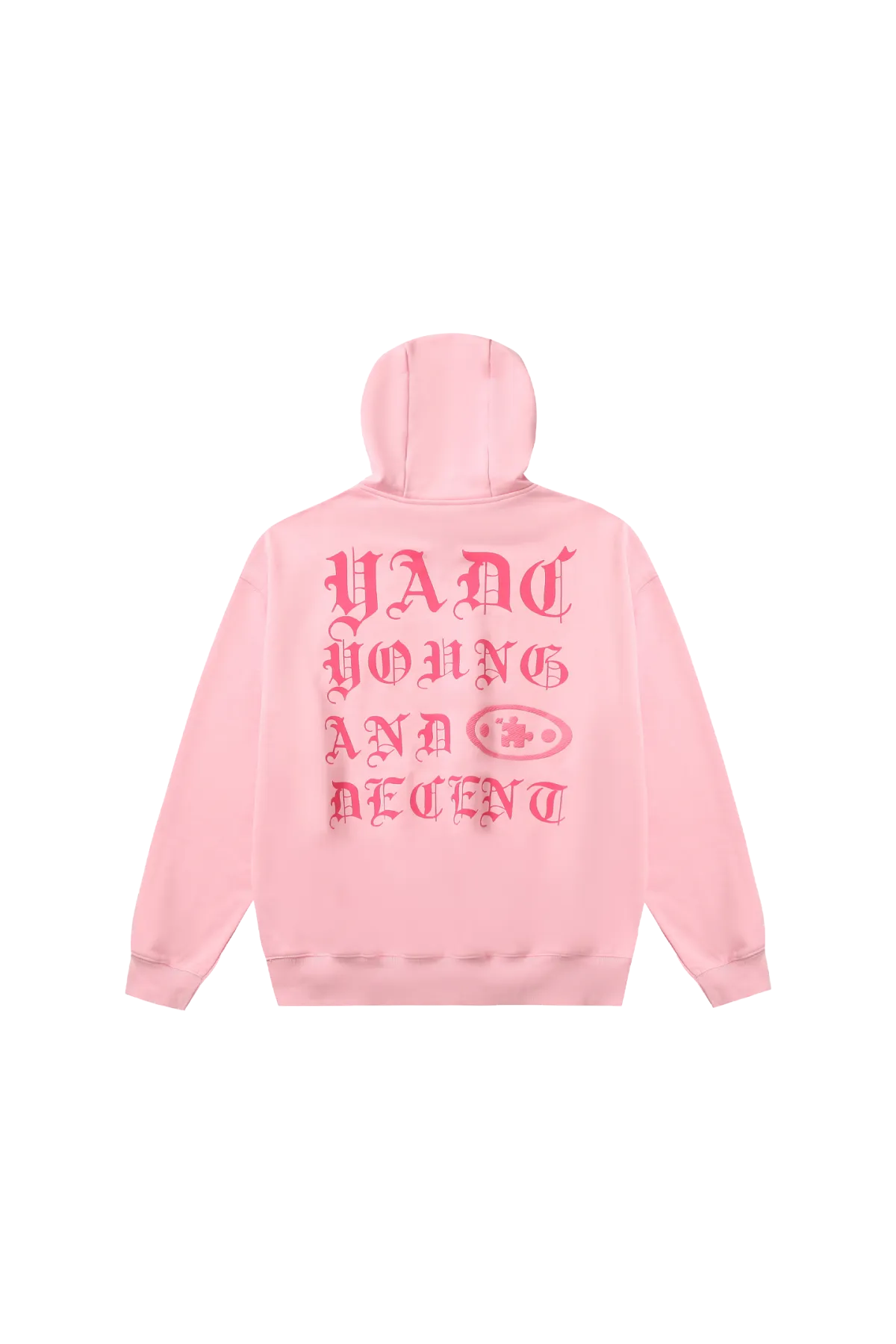 YADcrew | Gothic Hole Hooded Hip-hop Pocket Versatile Sweatshirt