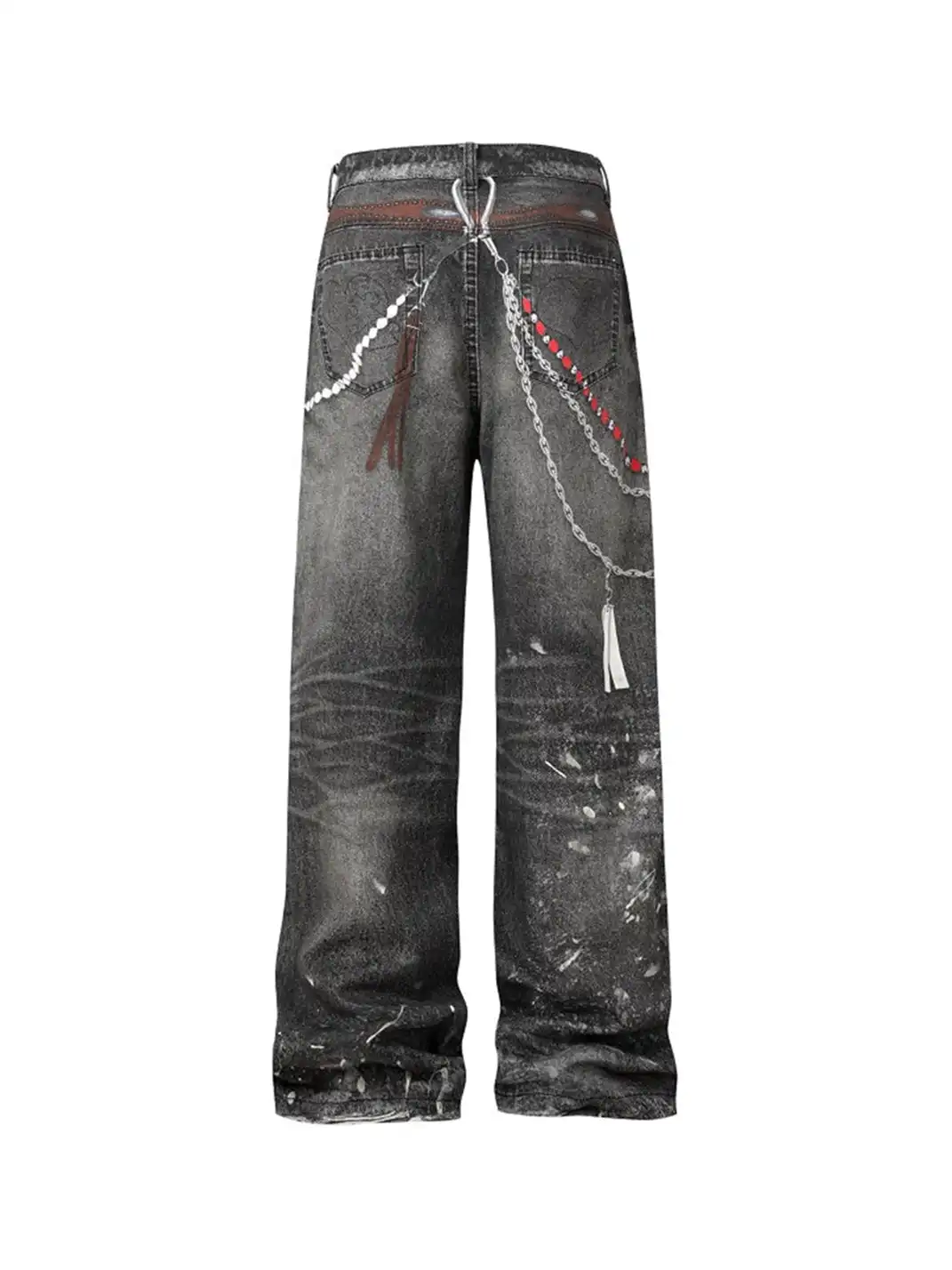 YADcrew丨3D Printed Street Vintage Jeans