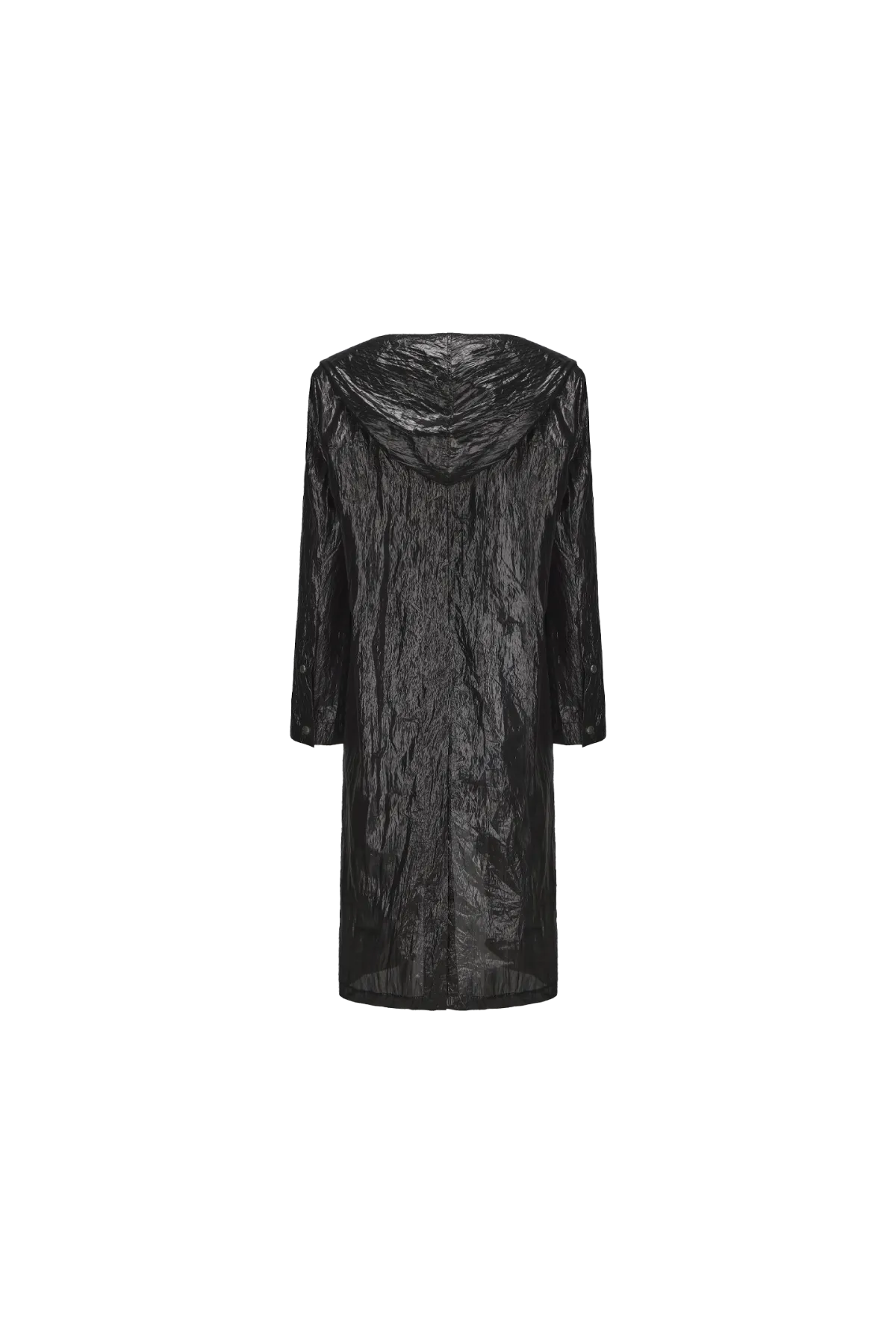 Disark│Anniversary Limited Edition Textured Pleated Shoulder Pad Hooded Coat