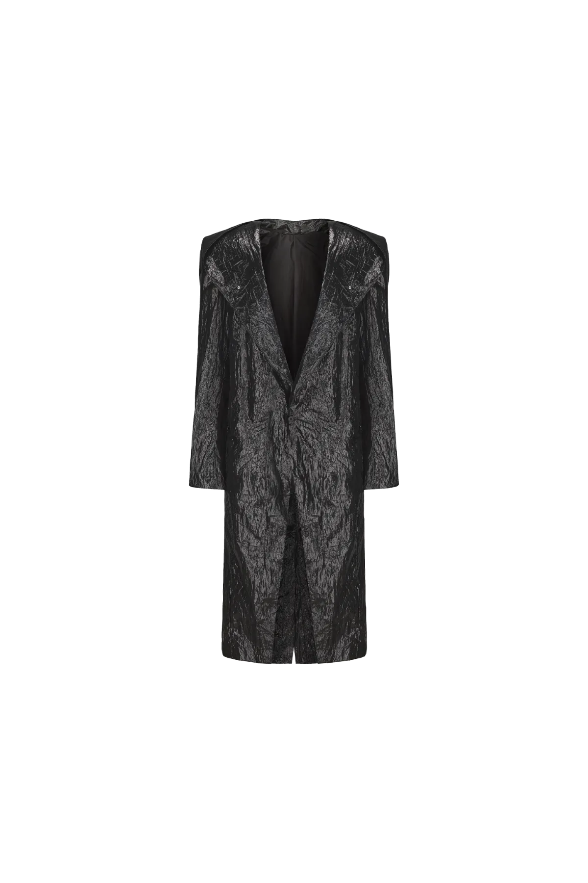 Disark│Anniversary Limited Edition Textured Pleated Shoulder Pad Hooded Coat