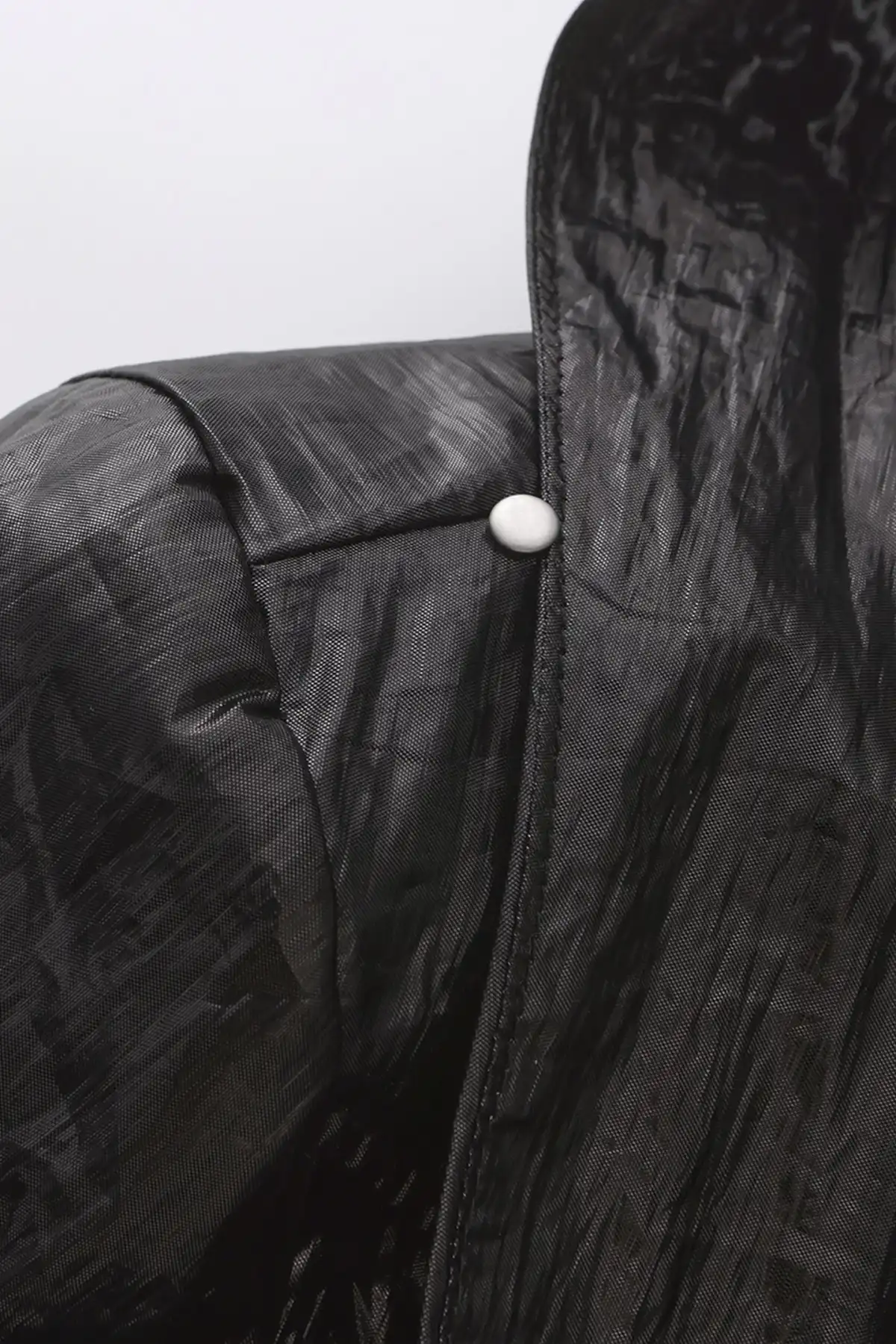Disark│Anniversary Limited Edition Textured Pleated Shoulder Pad Hooded Coat