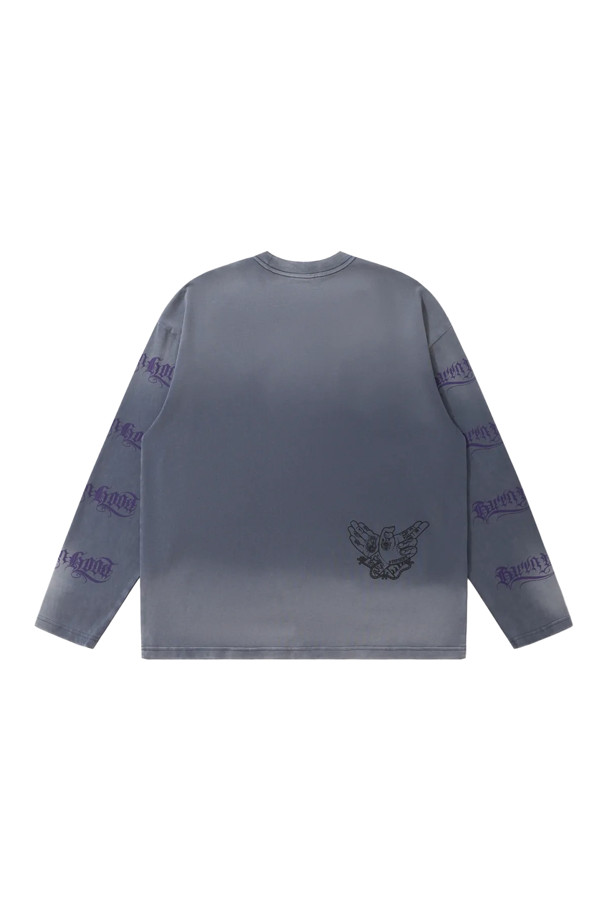 BURNIN Dyeing Distressed Community Culture Sweatshirt