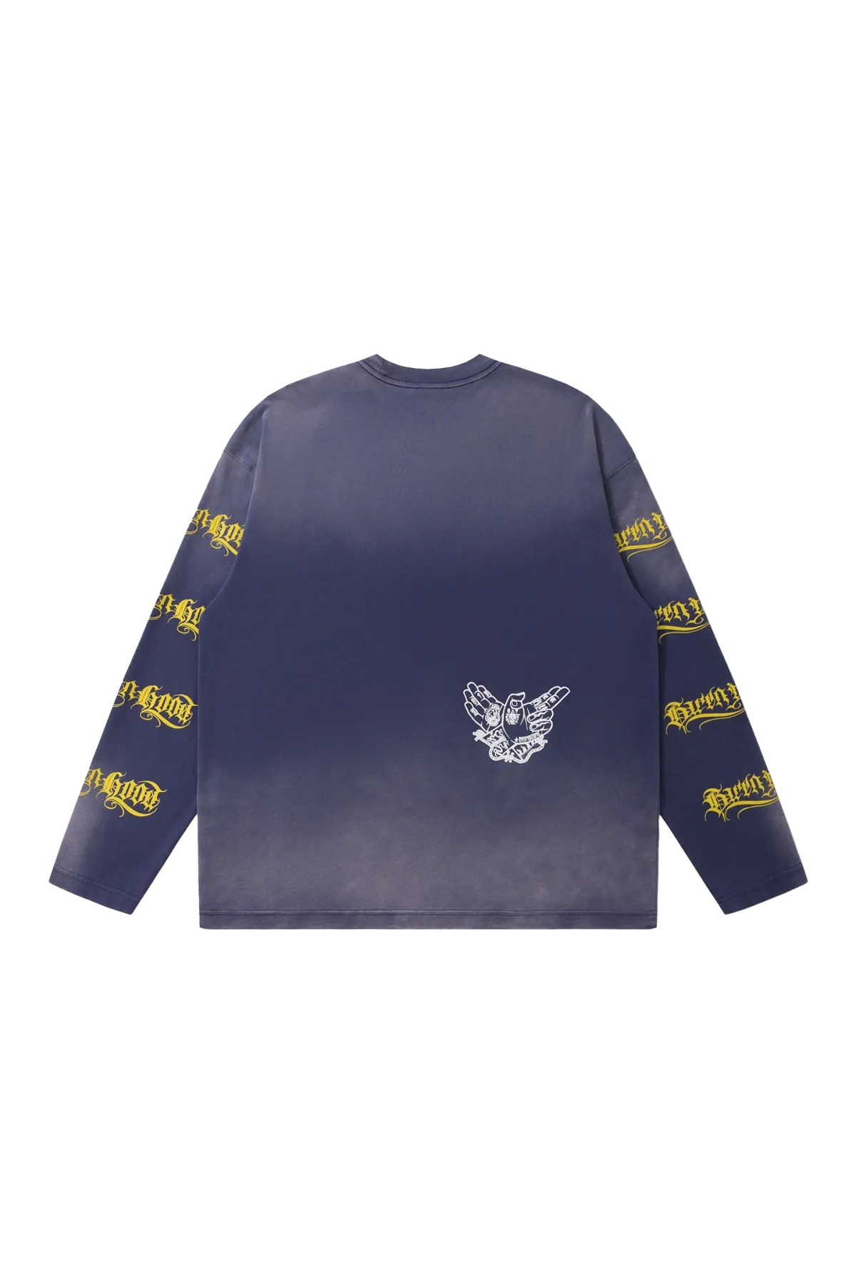 BURNIN Dyeing Distressed Community Culture Sweatshirt