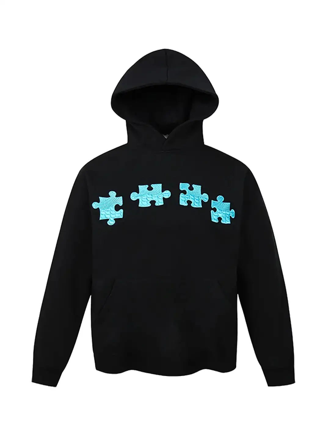 YADcrew | Dragon Scale Embroidered Puzzle Hoodie