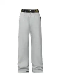 YADcrew | Camouflage Tree Pattern Flared Sweatpants