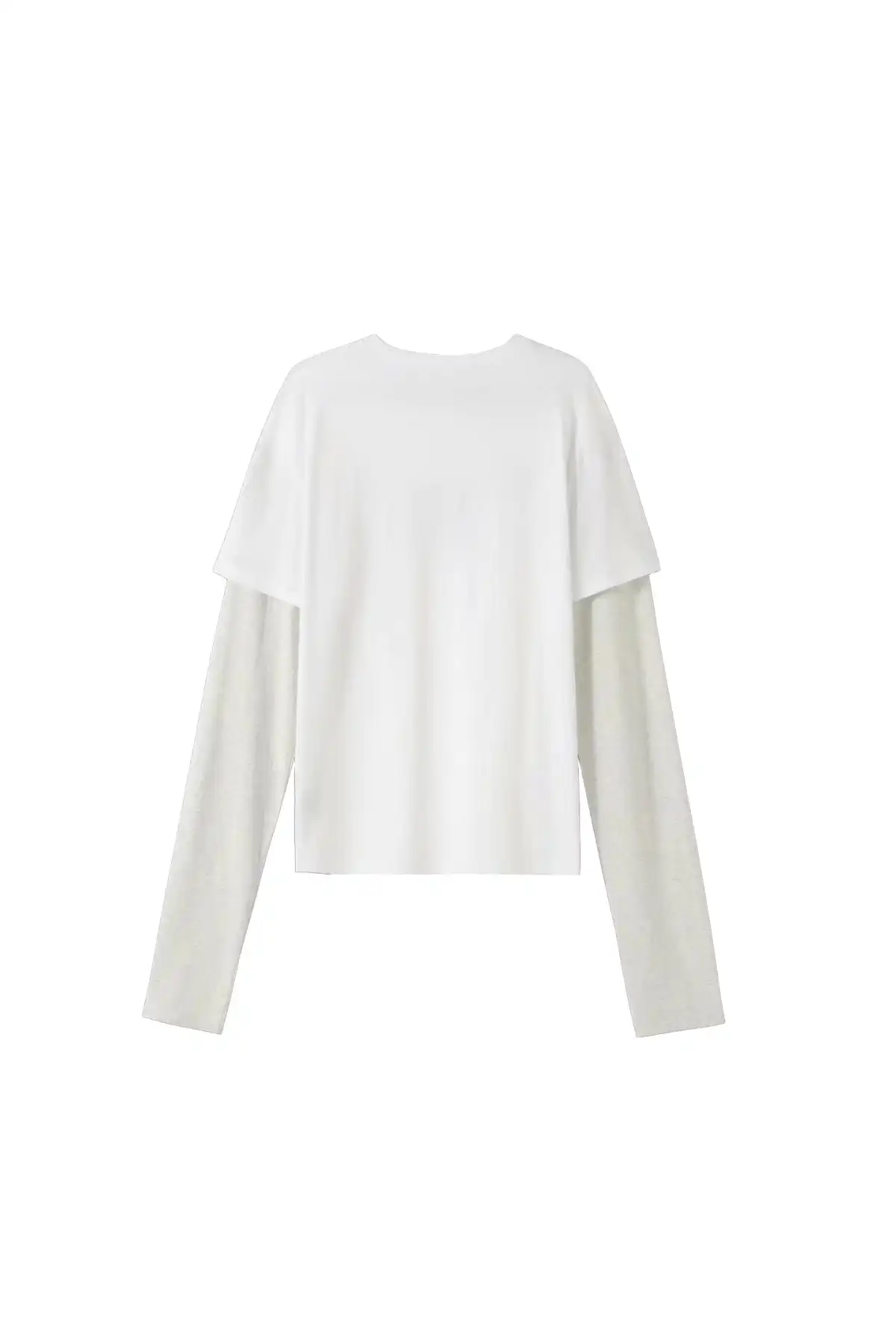 PANQ 2024SS |RELATIVITY| Double-Layered Collar | Cross Logo Long Sleeves